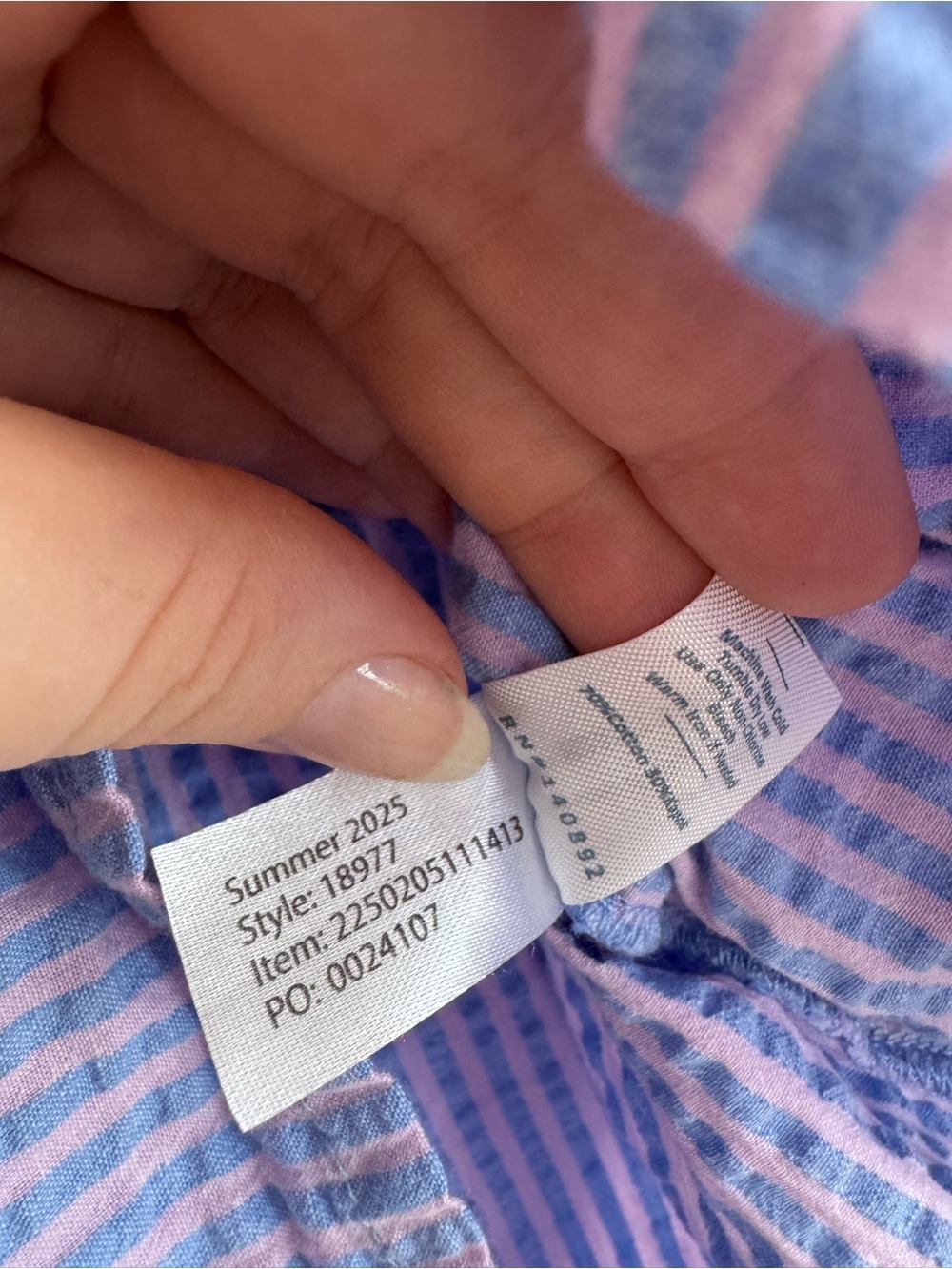 Marine Layer Cali Seersucker Short S $88 - Picture 7 of 10